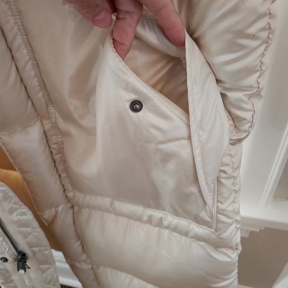 Ralph Lauren Down Puffer Coat | NWT | Cream | $598 Retail - Picture 2 of 6